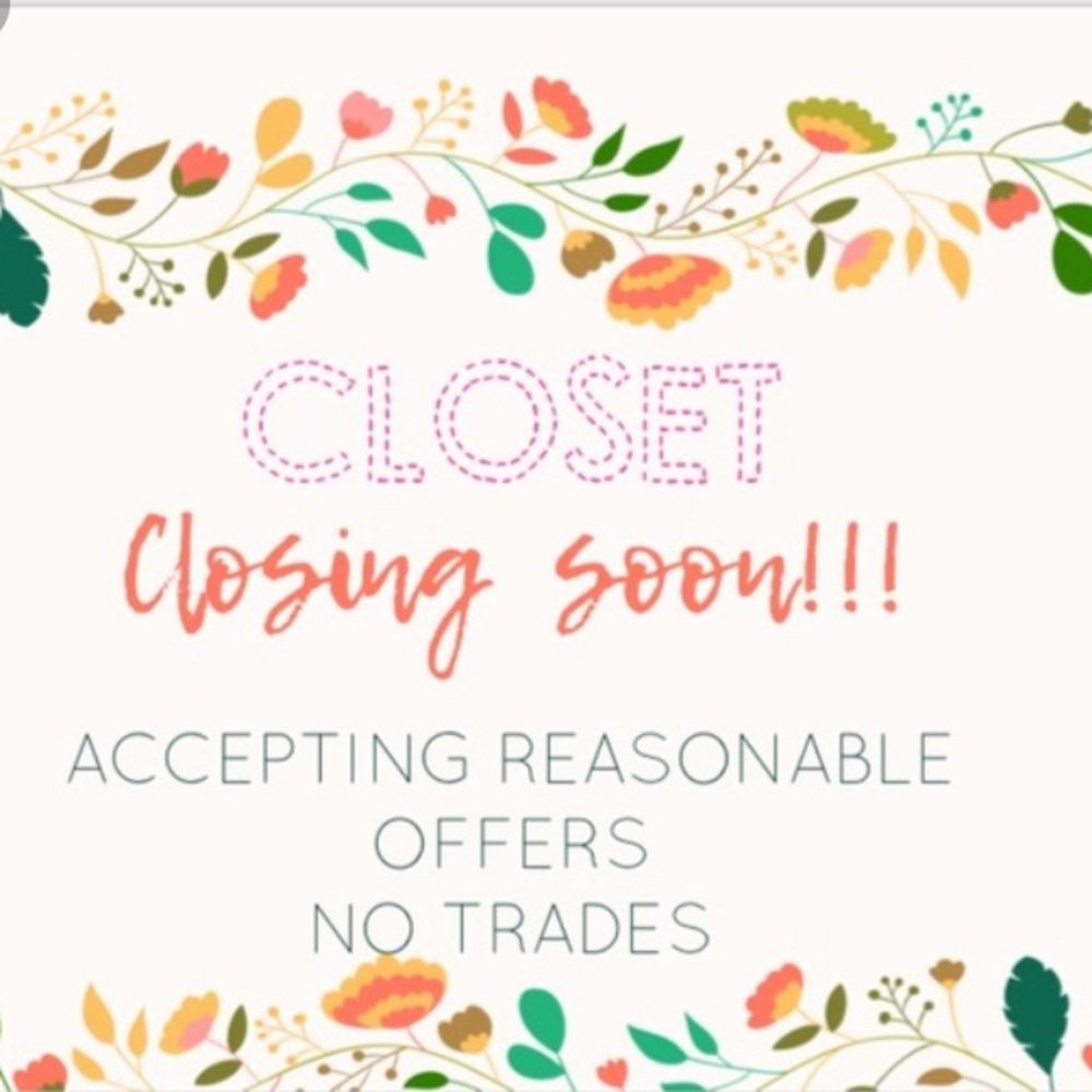 Closet CLOSING!
